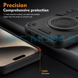 Shockproof kryt Shield4U Infinix Hot 50i (X6531), Smart 9 čern&yacute; s kroužkem