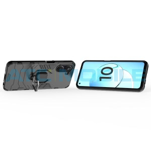 Shockproof kryt Shield4U Realme 10 4G (RMX3630) čern&yacute; s kroužkem