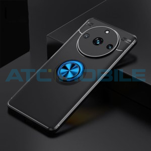 Shield4U Shockproof kryt Realme 11 Pro 5G (RMX3771) čern&yacute;/modr&yacute; s kroužkem