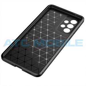 Shockproof Carbon Fiber kryt Shield4U Samsung Galaxy A33 5G (SM-A336) čern&yacute;