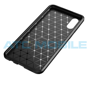 Shockproof Carbon Fiber kryt Shield4U Samsung Galaxy XCover 5 (SM-G525) čern&yacute;