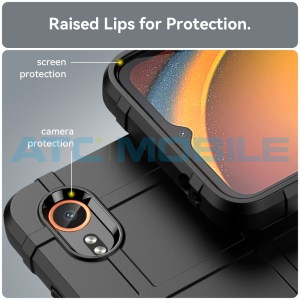 Shockproof Rugged Shield4U kryt Samsung Galaxy XCover 7 (SM-G556B) čern&yacute;