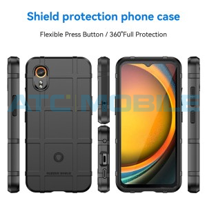 Shockproof Rugged Shield4U kryt Samsung Galaxy XCover 7 (SM-G556B) čern&yacute;