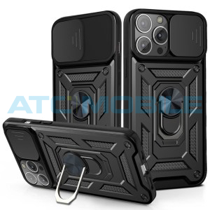 Shield4U Shockproof Camera Sliding kryt iPhone 13 Mini s uzavřen&iacute;m kamery čern&yacute;