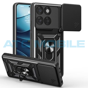 Shield4U Shockproof Camera Sliding kryt Motorola Edge 60 Fusion (XT2503) s uzavřen&iacute;m kamery čern&yacute;