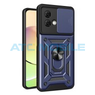 Shield4U Shockproof Camera Sliding kryt Motorola Moto G84 5G (XT2347) s uzavřen&iacute;m kamery modr&yacute;