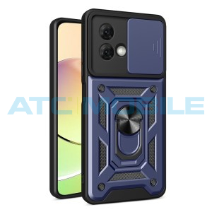 Shield4U Shockproof Camera Sliding kryt Motorola Moto G84 5G (XT2347) s uzavřen&iacute;m kamery modr&yacute;