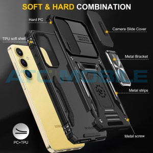 Shockproof Camera Sliding kryt Shield4U Samsung Galaxy A35 5G (SM-A356), A55 5G (SM-A556) s uzavřen&iacute;