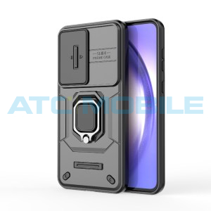 Shield4U Shockproof Camera Sliding kryt Samsung Galaxy A56 5G (SM-A566B) s uzavřen&iacute;m kamery čern&yacute;
