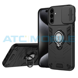 Shield4U Shockproof Camera Sliding kryt Samsung Galaxy A57 5G (SM-A576B) s uzavřen&iacute;m kamery čern&yacute;