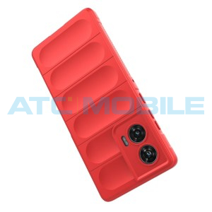 Shockproof Flannel Shield4U kryt Motorola Edge 50 Fusion (XT2429-2) červen&yacute;