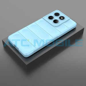 Shockproof Flannel Shield4U kryt Motorola Edge 60 Fusion (XT2503) světle modr&yacute;