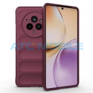 Shockproof Flannel Shield4U kryt Realme 14 Pro 5G (RMX5056) bordo (Wine Red)
