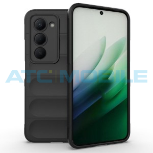Shockproof Flannel Shield4U kryt Xiaomi Redmi 15 5G čern&yacute;