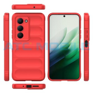 Shockproof Flannel Shield4U kryt Xiaomi Redmi 15 5G červen&yacute;