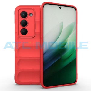 Shockproof Flannel Shield4U kryt Xiaomi Redmi 15 5G červen&yacute;
