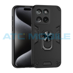Shield4U Shockproof kryt Motorola Edge 60 Fusion (XT2503) čern&yacute; s kroužkem