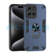 Shield4U Shockproof kryt Motorola Moto G75 5G (XT2437) modr&yacute; s kroužkem