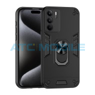 Shield4U Shockproof kryt Realme C75 (RMX3941) čern&yacute; s kroužkem