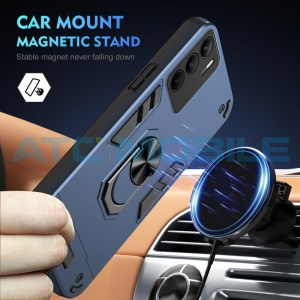 Shield4U Shockproof kryt Realme C75 (RMX3941) modr&yacute; s kroužkem