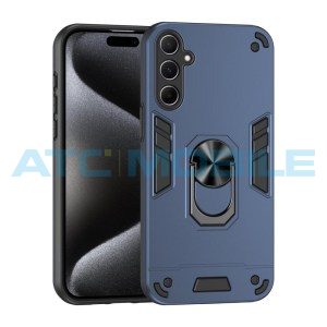Shield4U Shockproof kryt Samsung Galaxy A56 5G (SM-A566B) modr&yacute; s kroužkem