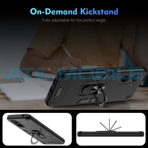 Shield4U Shockproof kryt Xiaomi Redmi A5 4G čern&yacute; s kroužkem