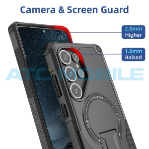 Shield4U Armor MagSafe kryt Samsung Galaxy S25 Ultra 5G (SM-S938B) čern&yacute; s drž&aacute;kem