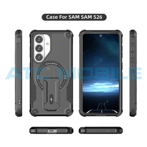 Shield4U Armor MagSafe kryt Samsung Galaxy S26 5G (SM-S941B) čern&yacute; s drž&aacute;kem