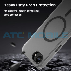 Ochrann&yacute; kryt Shield4U MagSafe Frosted iPhone 16e čern&yacute;
