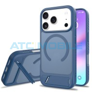 Ochrann&yacute; kryt Shield4U Anti-drop iPhone 17 Pro Max (MagSafe) se stoj&aacute;nkem modr&yacute;