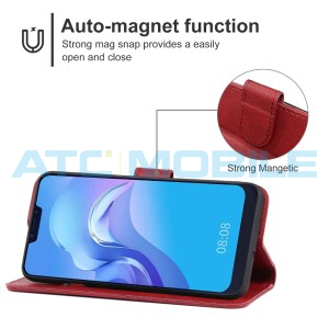 Pouzdro Shield4U Cubot C20 otev&iacute;rac&iacute; červen&eacute;