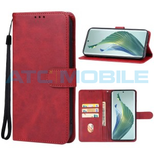 Pouzdro Shield4U Honor Magic5 Lite otev&iacute;rac&iacute; červen&eacute;