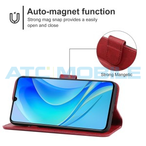 Pouzdro Shield4U Huawei Nova Y70 (MGA-LX9N) otev&iacute;rac&iacute; červen&eacute;