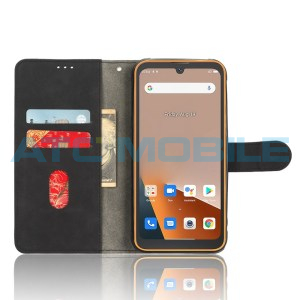 Pouzdro Shield4U IGET Blackview GBV5200 Skin Feel otev&iacute;rac&iacute; čern&eacute;