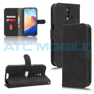 Pouzdro Shield4U IGET Blackview GBV7200 Skin Feel otev&iacute;rac&iacute; čern&eacute;