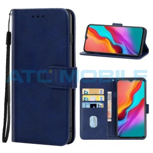 Pouzdro Shield4U Infinix Hot 12i otev&iacute;rac&iacute; modr&eacute;