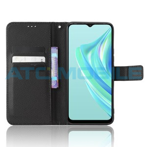 Pouzdro Shield4U Infinix Hot 20i (X665E) Diamond Texture otev&iacute;rac&iacute;, čern&eacute;