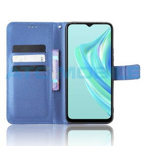 Pouzdro Shield4U Infinix Hot 20i (X665E) Diamond Texture otev&iacute;rac&iacute;, modr&yacute;