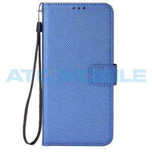 Pouzdro Shield4U Infinix Hot 30i (X669D) Diamond Texture otev&iacute;rac&iacute; modr&eacute;