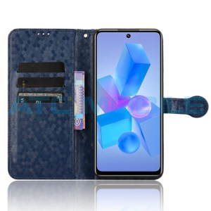 Pouzdro Shield4U Infinix Hot 40, Hot 40 Pro (X6837) Honeycomb otev&iacute;rac&iacute; modr&eacute;