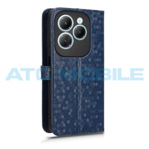 Pouzdro Shield4U Infinix Hot 40, Hot 40 Pro (X6837) Honeycomb otev&iacute;rac&iacute; modr&eacute;
