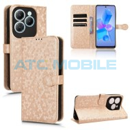 Pouzdro Shield4U Infinix Hot 40, Hot 40 Pro (X6837) Honeycomb otev&iacute;rac&iacute; zlat&eacute;