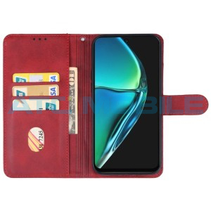 Pouzdro Shield4U Infinix Hot 40i (X6528B) otev&iacute;rac&iacute; červen&eacute;
