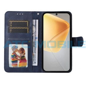 Pouzdro Shield4U Infinix Hot 50 4G (X6882) Calf Texture modr&eacute;