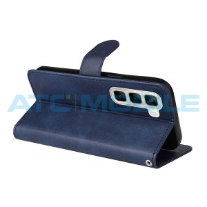 Pouzdro Shield4U Infinix Hot 50 4G (X6882) Calf Texture modr&eacute;