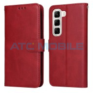 Pouzdro Shield4U Infinix Hot 50 4G (X6882) Calf Texture červen&eacute;