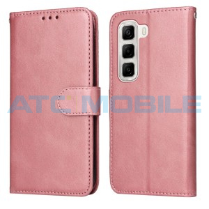 Pouzdro Shield4U Infinix Hot 50 4G (X6882) Calf Texture Rose Gold
