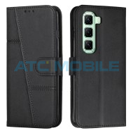 Pouzdro Shield4U Infinix Hot 50 Pro 4G (X6881) Calf Texture čern&eacute;