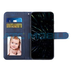 Pouzdro Shield4U Infinix Hot 50 Pro 4G (X6881) Calf Texture modr&eacute;
