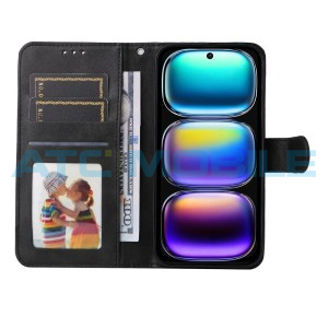 Pouzdro Shield4U Infinix Hot 50i (X6531), Smart 9 Calf Texture čern&eacute;